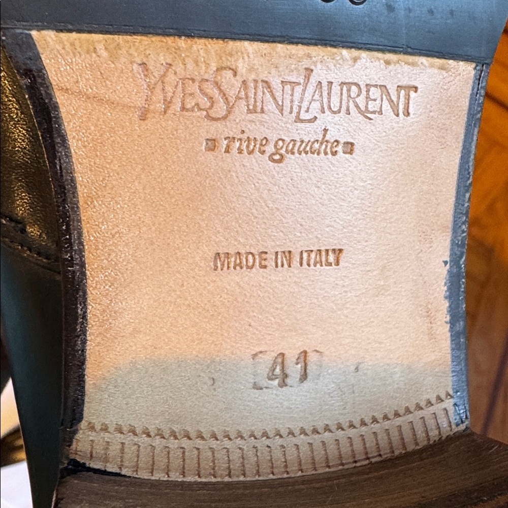 YSL Johnny Boot (Yves Saint Laurent)(Vintage Tom Ford YSL) Sz 41 (unisex) - Picture 10 of 14